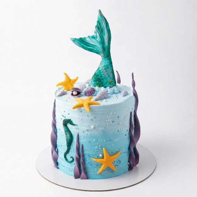 Mermaid Theme Cake