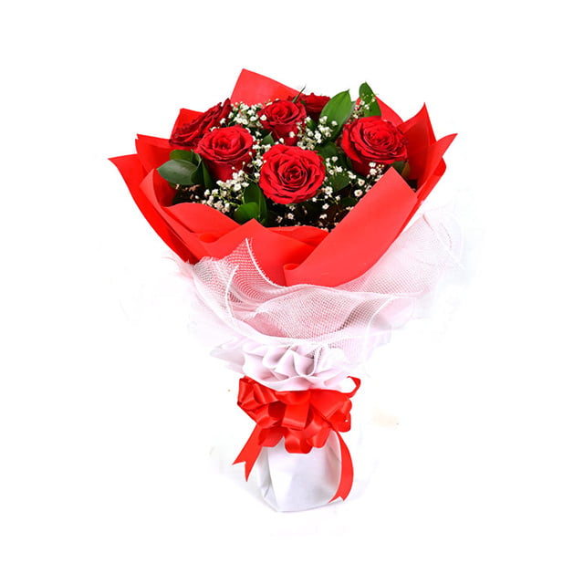Stolen Red Roses Bouquet