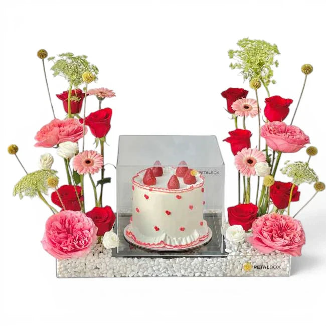 Flowers and Cake