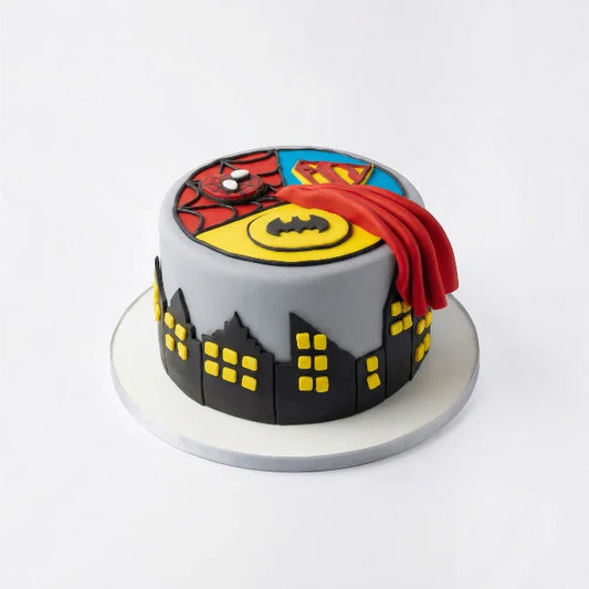 Avengers Superheroes Cake