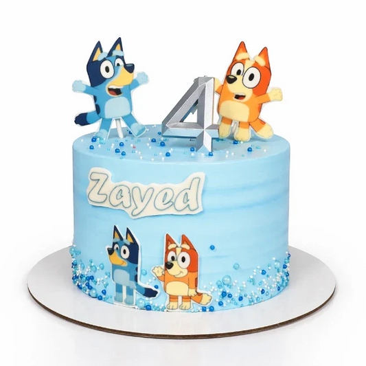 Bluey Theme Cake