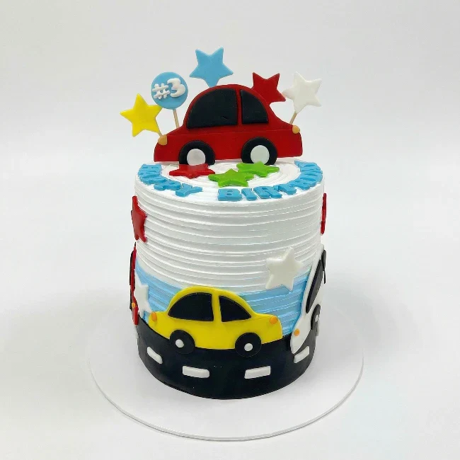 Cars Theme Cake