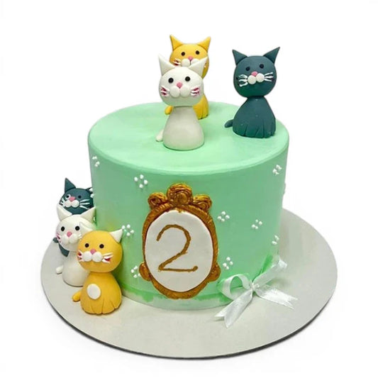 Cats Cake Design