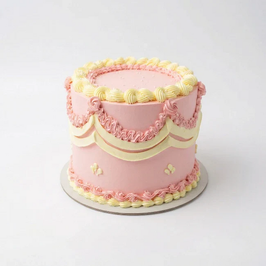 Classic Charm Vintage White Cake