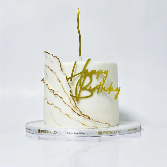 Glamorous Gold Cake