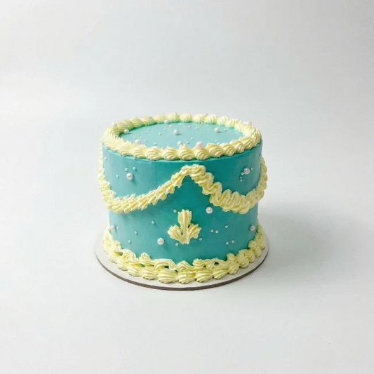 Green Vintage Cake