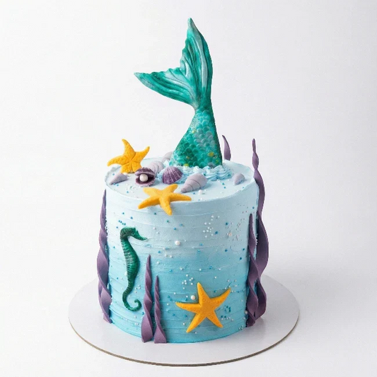 Mermaid Theme Cake