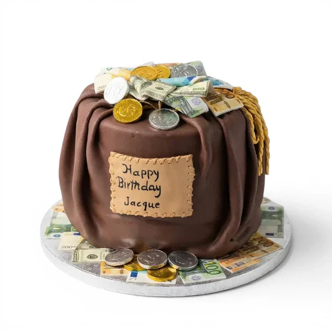 Money Bag Cake