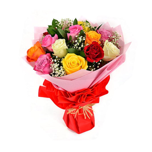 Multicolor Roses Bouquet