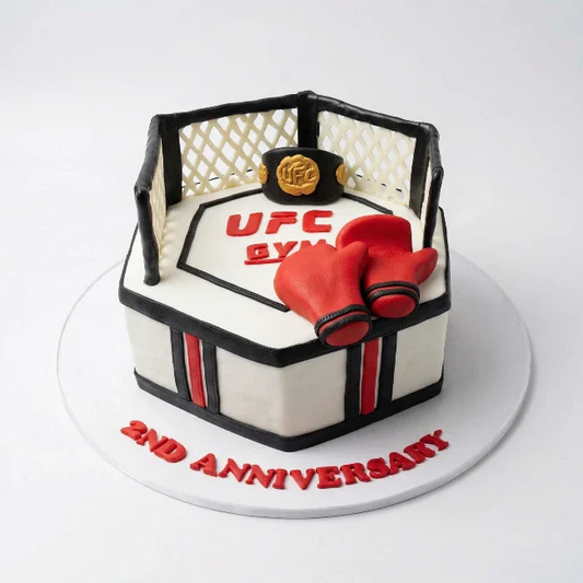 UFC Boxing Ring Cake